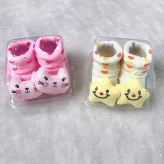 Combo 2 đôi vớ sơ sinh hình thú 3D