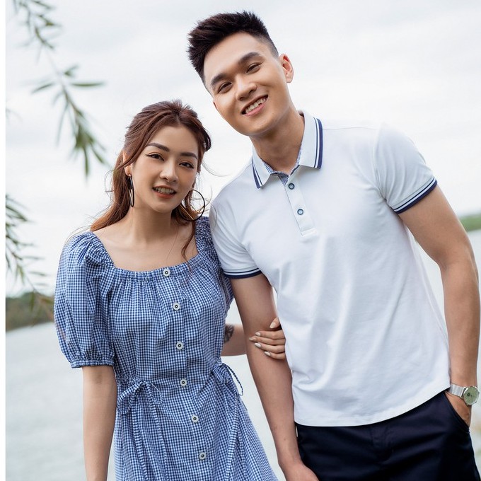 Áo Polo nam cổ bẻ phối UCO vải cotton cá sấu cao cấp, chuẩn form, sang trọng lịch sự màu xanh, navy ATS0484 - EMSPO