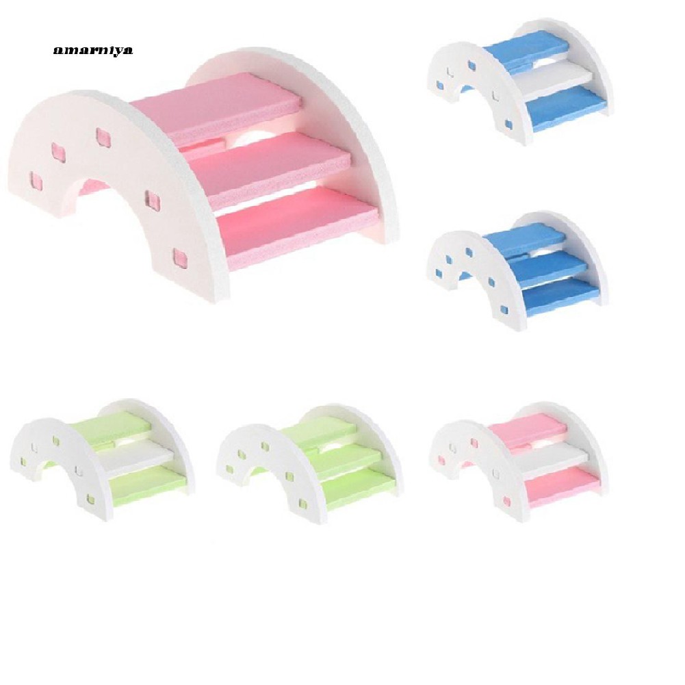Cầu gỗ cầu vồng cho hamster