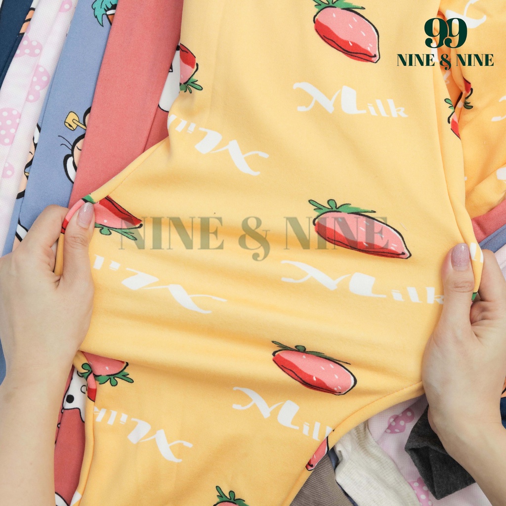 Bộ đồ ngủ 💛SALE💛 nỉ bông nhập khẩu cao cấp Pijama mặc nhà nữ thu đông họa tiết dễ thương cute bigsize dáng rộng >60kg | BigBuy360 - bigbuy360.vn