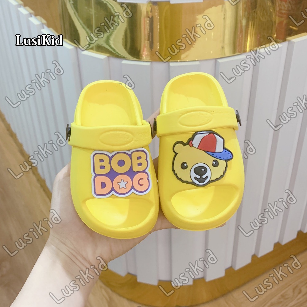 Dép 𝐁Á𝐍𝐇 𝐌Ì Hở Mũi BOB Quai Hậu Siêu 𝐍𝐡ẹ Siêu 𝐂𝐔𝐓𝐄 Dành Cho Bé Trai-Bé gái 5Màu FullSize 18-29