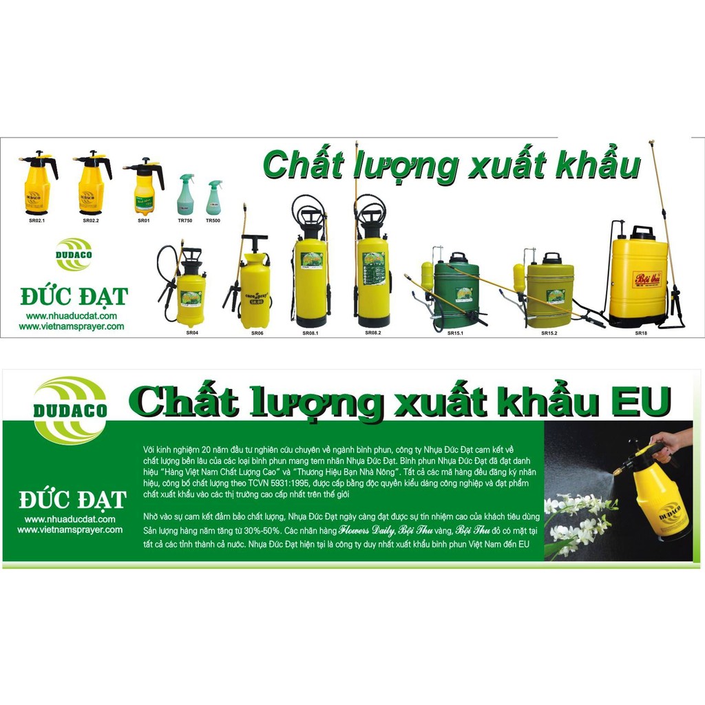 Bình xịt bình tưới cây 2 lít xuất khẩu