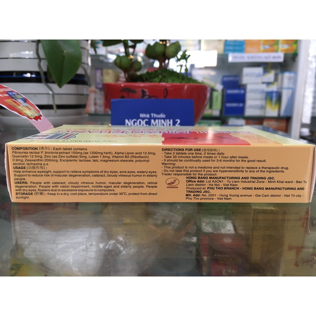 ✅ [Chính Hãng] Minh Nhãn Khang giúp sáng mắt, hỗ trợ làm giảm triệu chứng khô mắt, nhức mỏi mắt, thoái hoá điểm vàng