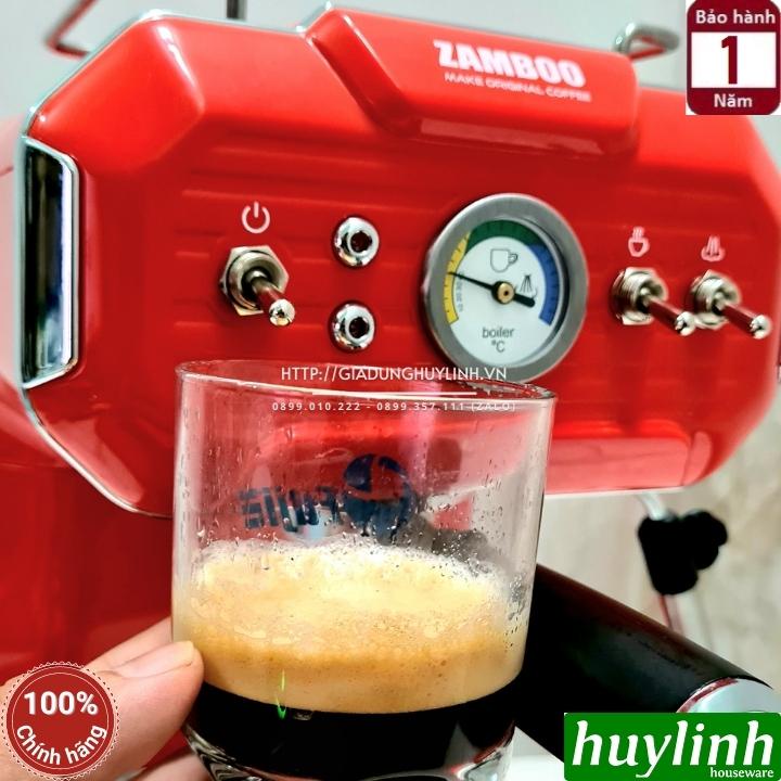 [Mã ELHAMS5 giảm 6% đơn 300K] Máy pha cà phê Vintage Zamboo ZB-92CF - Tặng 500gr cafe