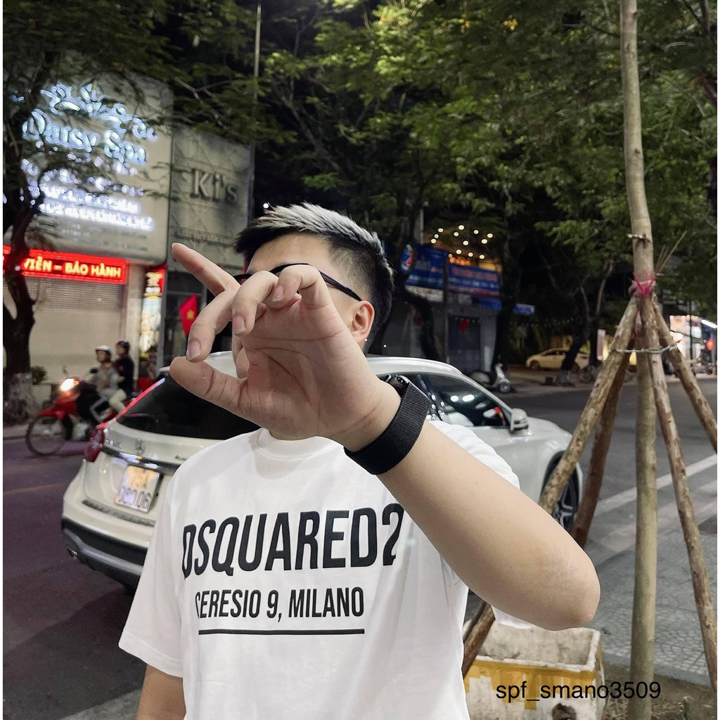 Áo thun DSQ chất cotton thấm hút mồ hôi cao cấp