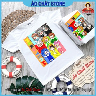 (HOT) Áo Hero Team Bé Trai | Bé Gái Siêu Cute | Áo thun Chibi Hero Team Mẫu Mới | Vải Đẹp MC24