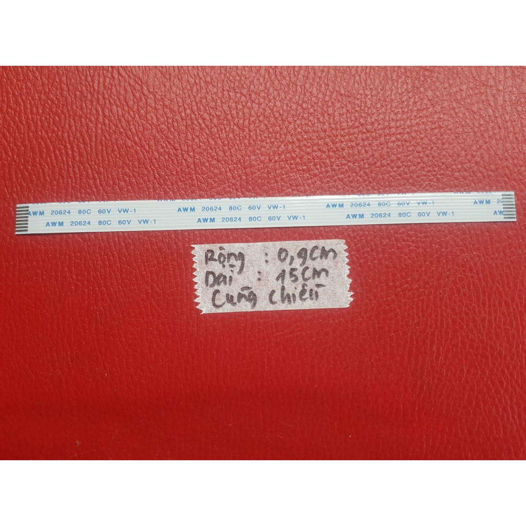 Cáp 8 chân rộng 0.9 cm dài 15 cm - cùng chiều