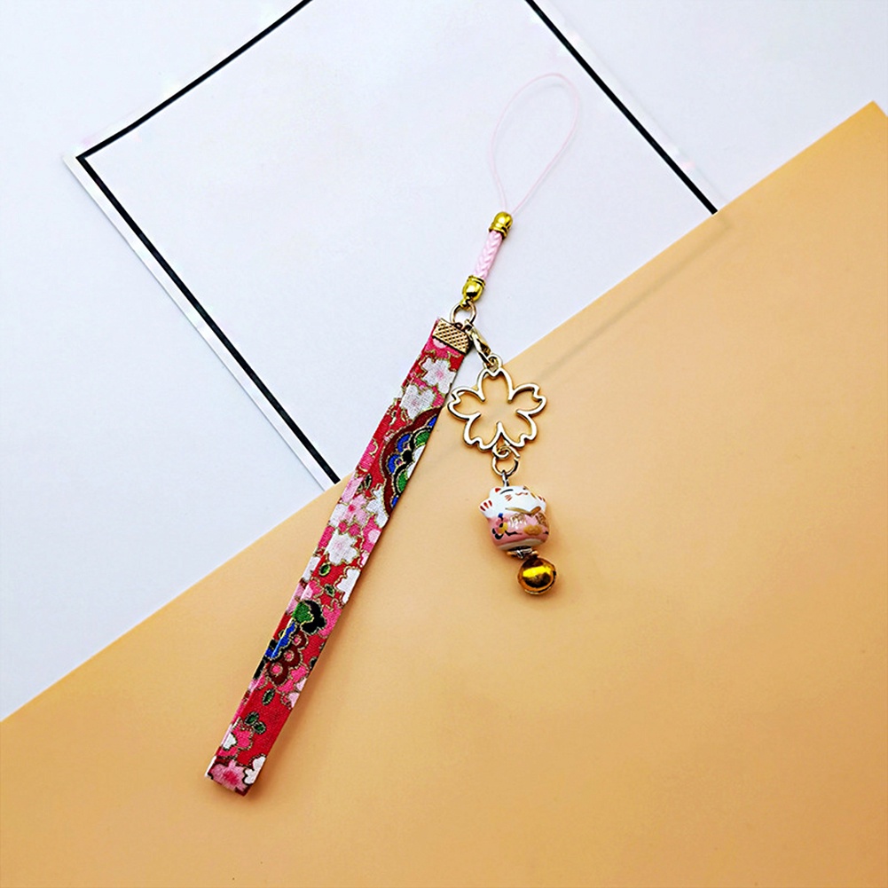 1 Móc Khóa Hình Mèo May Mắn Dễ Thương