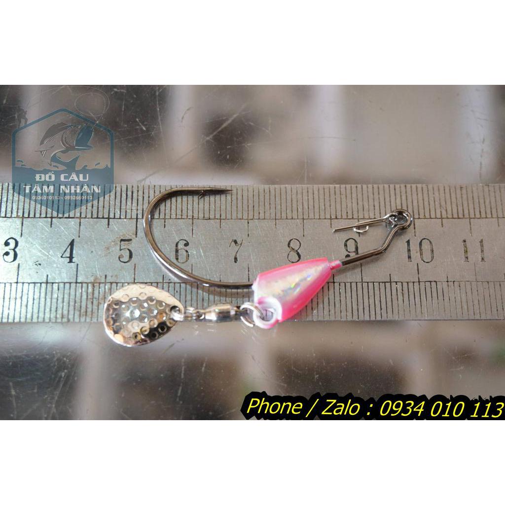 [Chính hãng] [Ảnh thật] Lưỡi G-Hook DUO made in Japan gắn cá mềm chuyên câu cá Lóc. 1 gói 3 lưỡi.