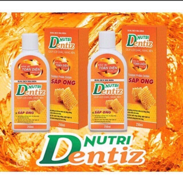 Nutri Dentiz (nuôi dưỡng và tái táo nướu, lợi, ngăn ngừa tình trạng chảy máu chân răng )