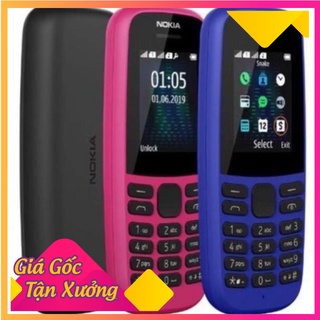 điện thoại giá rẻ,Điện Thoại Nokia 105 Single Sim (2019) pin trâu sóng khỏe ngọc sơn mobile