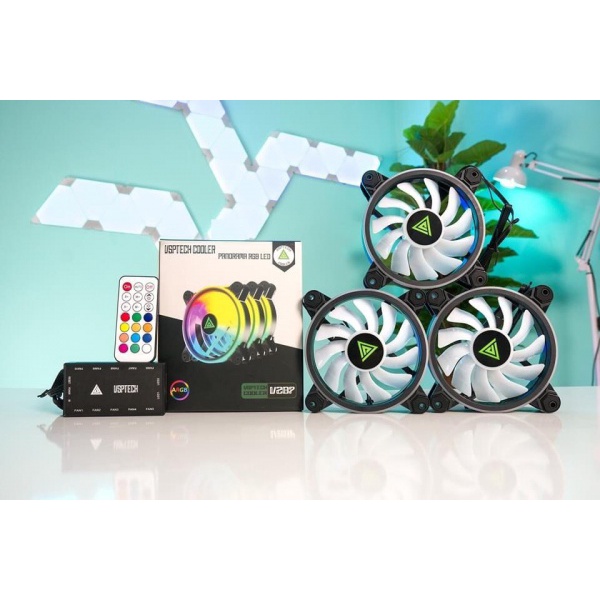 [FREESHIP] BỘ KIT 3 FAN CASE LED RGB, HUB VSP V304C - V207 - V206