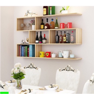Kệ sách gỗ treo tường 3 ngăn dài 120cm x 75cm