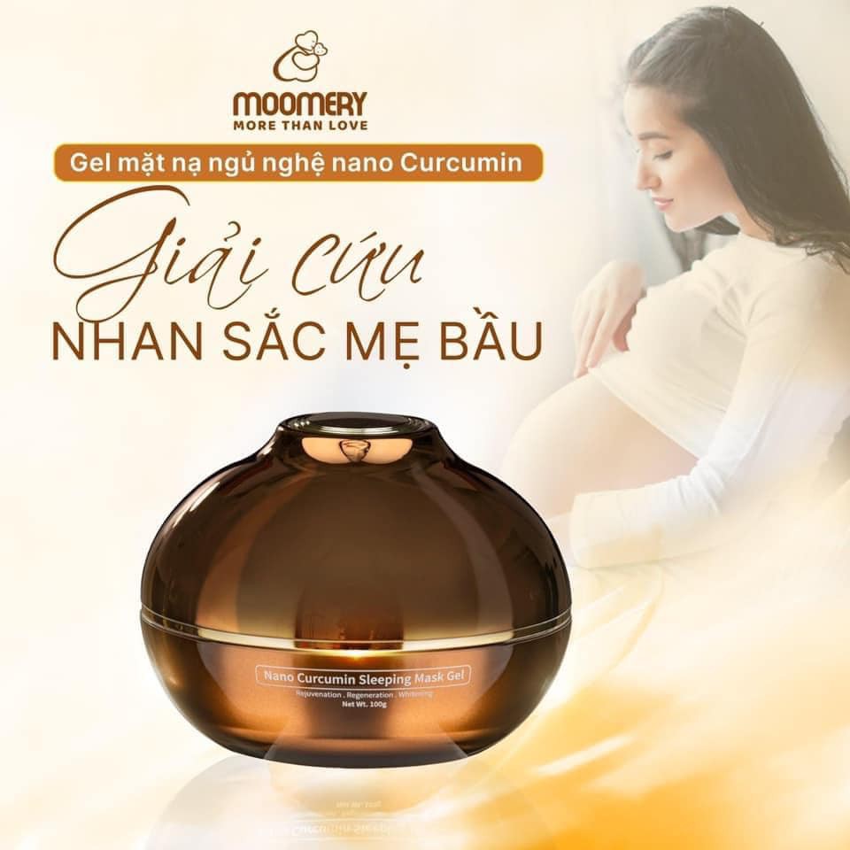 [Sleeping Mask Gel ]Gel Mặt Nạ Ngủ Nghệ Nano Curcumin Moomery Chính Hãng | WebRaoVat - webraovat.net.vn