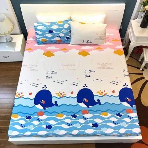 Ga chống thấm siêu bền đẹp họa tiết tiện lợi cho gia đình có trẻ nhỏ