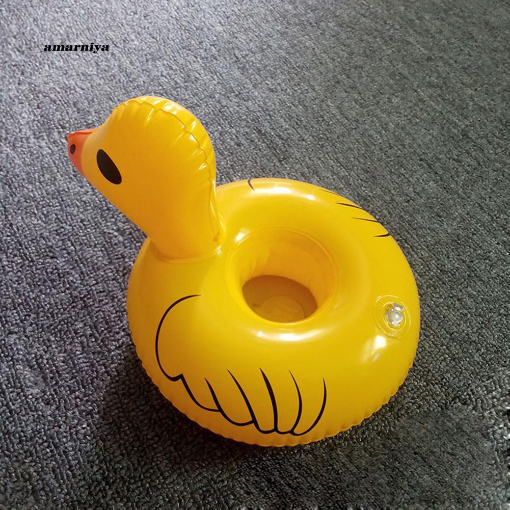 Phao đựng ly uống nước hình vịt con dễ thương