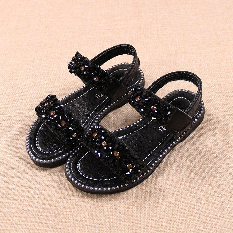 sandal bé gái size 27-31 đính hạt lấp lánh