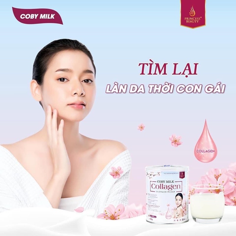 HỘP SỮA NON COLLAGEN COBY MILK ĐẸP DA CHỐNG LÃO HO
