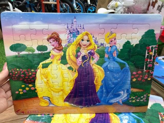 Tranh Ghép Hình (Đội Bay Siêu Đẳng, Công Chúa Lọ Lem) Thông Minh A3 - 48 Chi Tiết