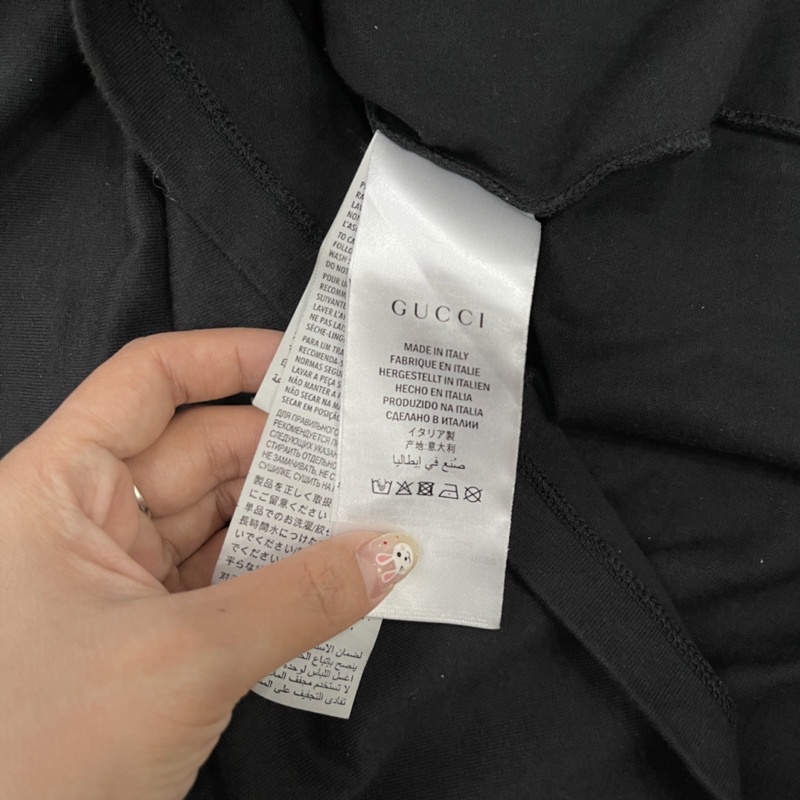 Áo thun Gucci plaze đen size XS