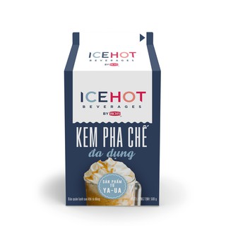 Kem pha chế đa dụng Ya-ua ICEHOT ( kem sữa chua) hộp 500gr chuyên làm sinh tố