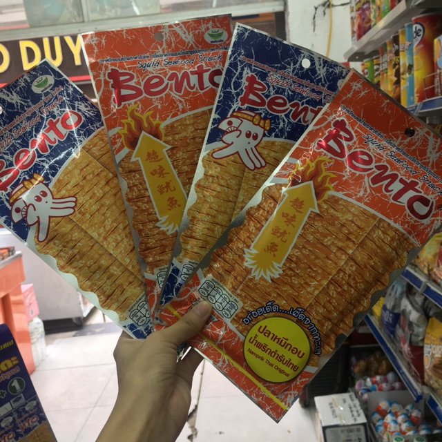 Combo 4 gói mực bento thái lan gói to 20 gam