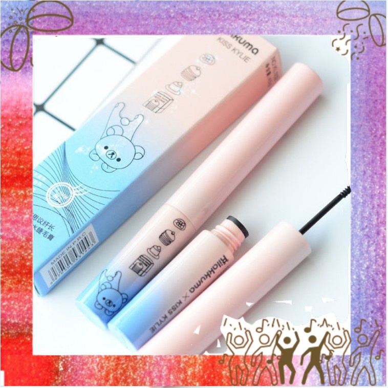 Mascara Gấu Hồng Rilakkuma Kiss Kylie chuốt mi dài dày mi chính hãng nội địa sỉ tốt- GIÁ RẺ 09