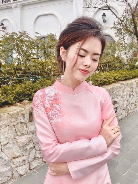 BÁN SỈ ÁO DÀI HỒNG CHO NỮ