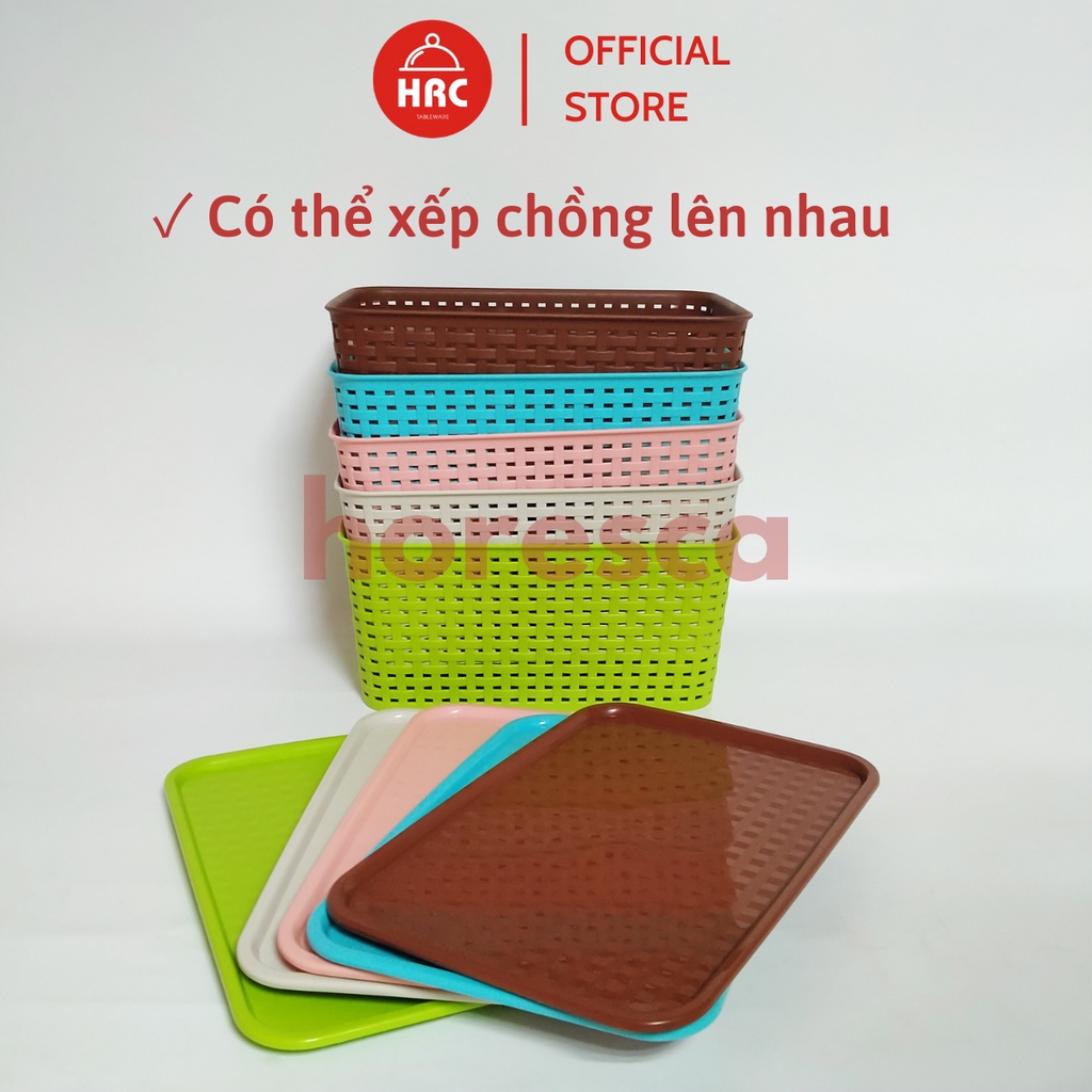 Giỏ Nhựa Hàn Quốc Có Nắp Đậy Song Long Cỡ Bé  Giỏ Đựng Đồ  2572