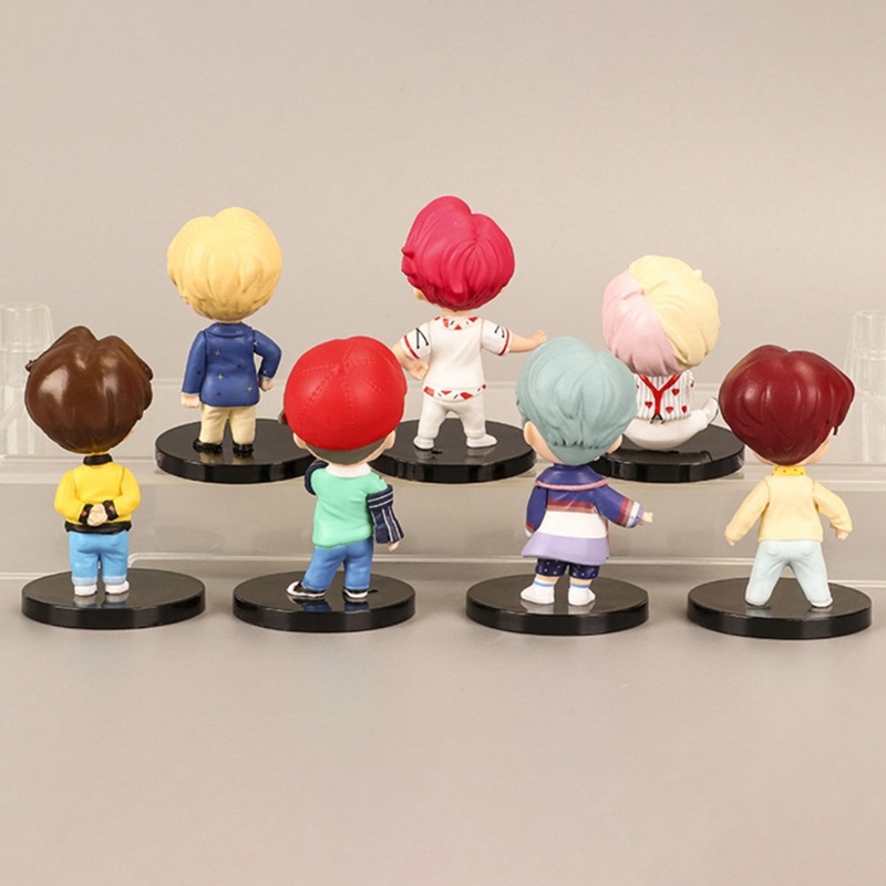 BTS pop-up shop dolls 7Pcs human figure models