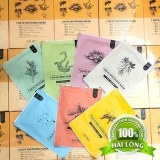 Mặt nạ dưỡng da riori 7 days whitening mask