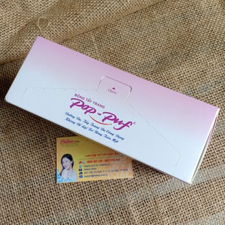 Bông Tẩy Trang Pop Puf 100 Miếng