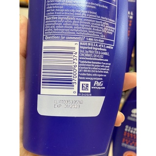 Dầu gội Head&Shoulders 400ml (mẫu mới)