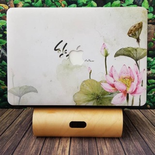 Ốp hình hoa sen Macbook pro, Air