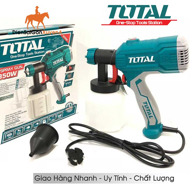 TOTAL Máy phun sơn 450W dùng điện Total TT3506 - Điện Sài Gòn Xuyên Á