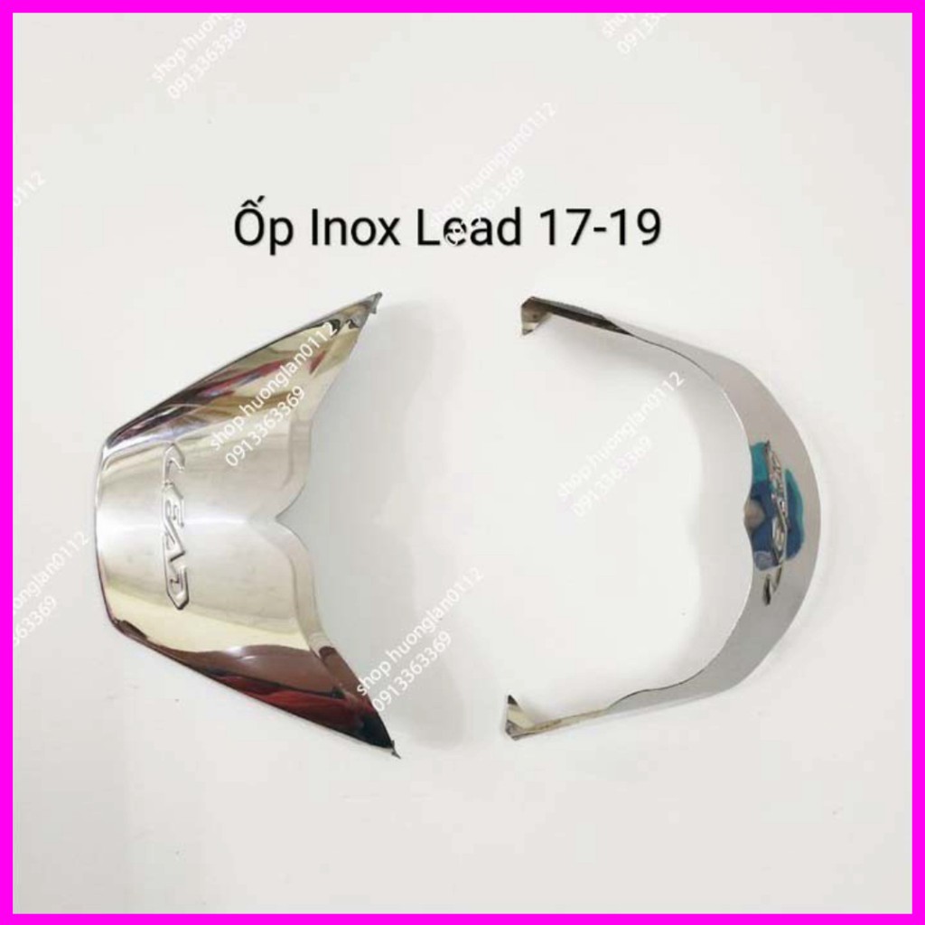 Ốp Inox Dè Trước Sau Lead 2017-2019 ( Bọc Mõm - Đuôi )