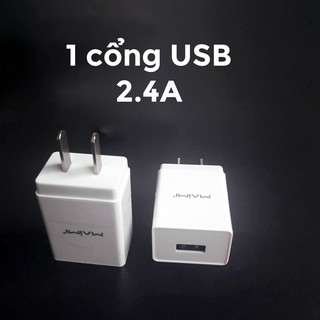 Đầu cốc, củ sạc maimi 1 cổng usb sạc nhanh 2.4a cho iphone, samsung, oppo, xiaomi giá rẻ