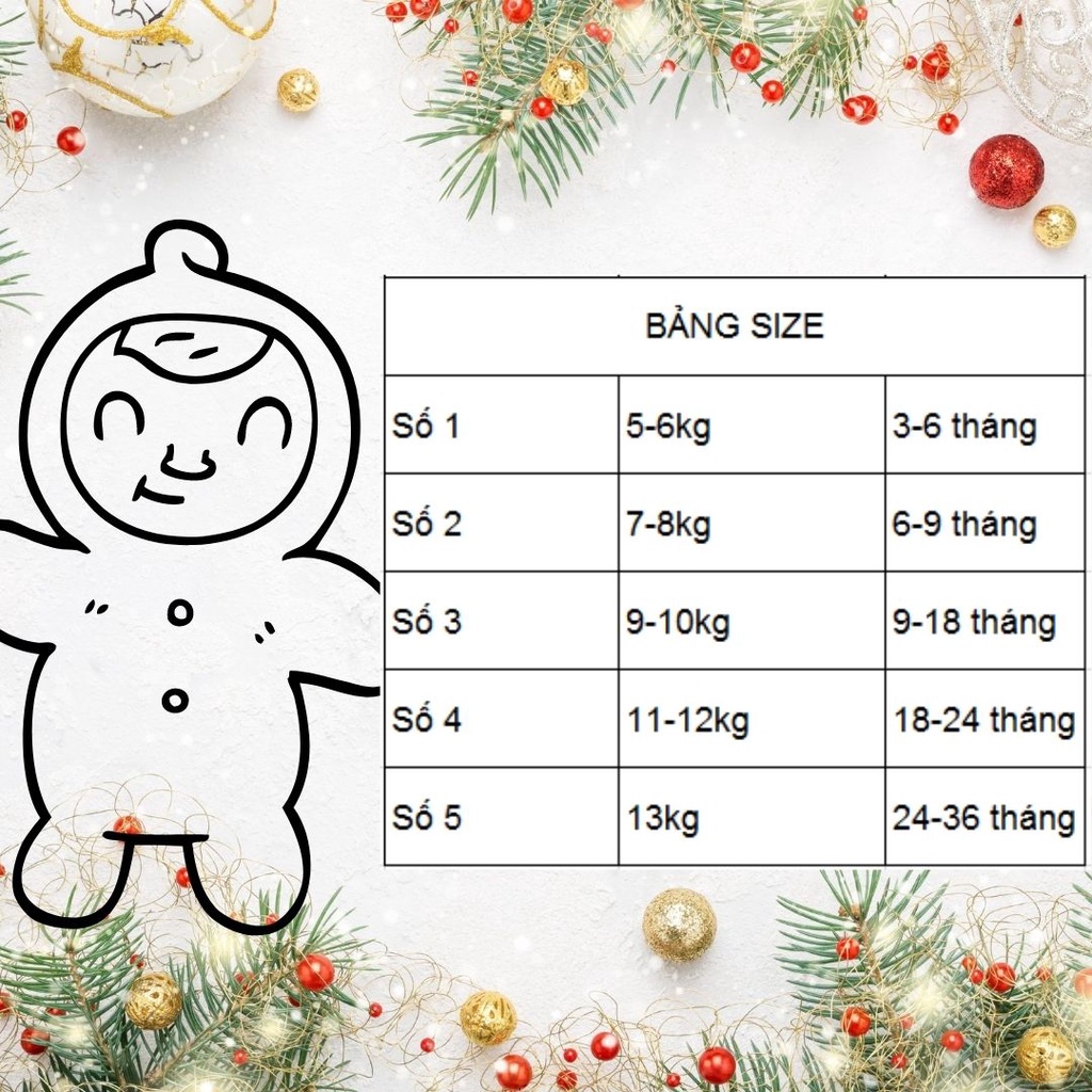 Bodysuit liền thân cho bé trai bé gái với họa tiết động vật từ 5-15kg