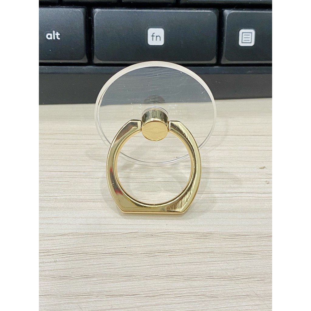Nhẫn đeo tay chống rơi điện trong suốt xoay 360 độ