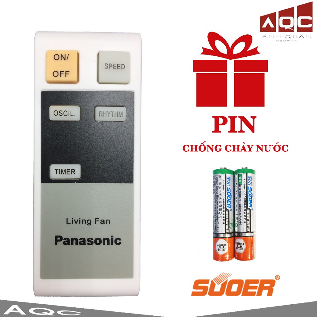 Điều Khiển quạt PANASONIC Remote quạt cơ Panasonic chính hãng