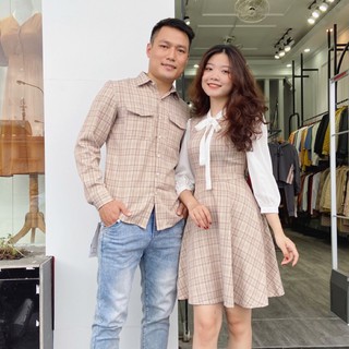 Váy áo đôi thiết kế, đồ đôi phong cách Hàn Quốc cho các cặp đôi yêu nhau
