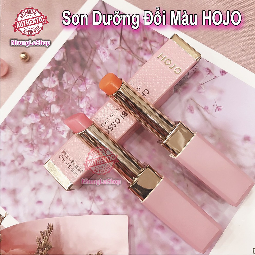 Son dưỡng môi có màu Hojo Cherry Blossom dưỡng môi mềm mịn  Hàng nội địa Trung