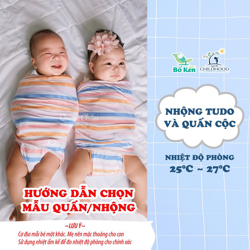 Shop Bố Ken QUẤN CHŨN THẦN THÁNH COCOON [GIÚP BÉ NGỦ NGON SÂU GIẤC KHÔNG GIẬT MÌNH]