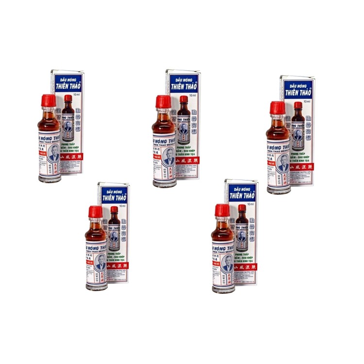 Combo 5 Chai dầu nóng Thiên Thảo 10ml