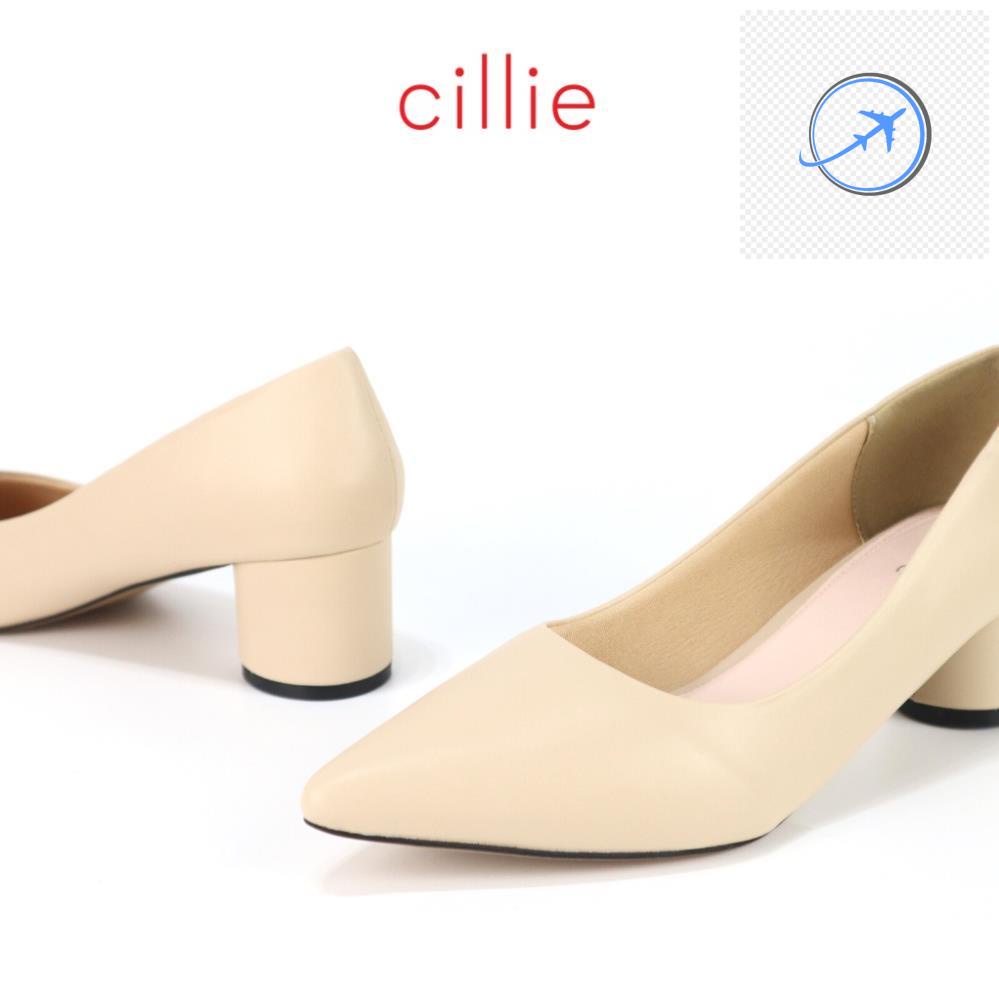 🤵 Giày cao gót công sở mũi nhọn basic đế trụ tròn độc đáo mới lạ đi làm dạo phố Cillie 1037 ️🛒 🤵