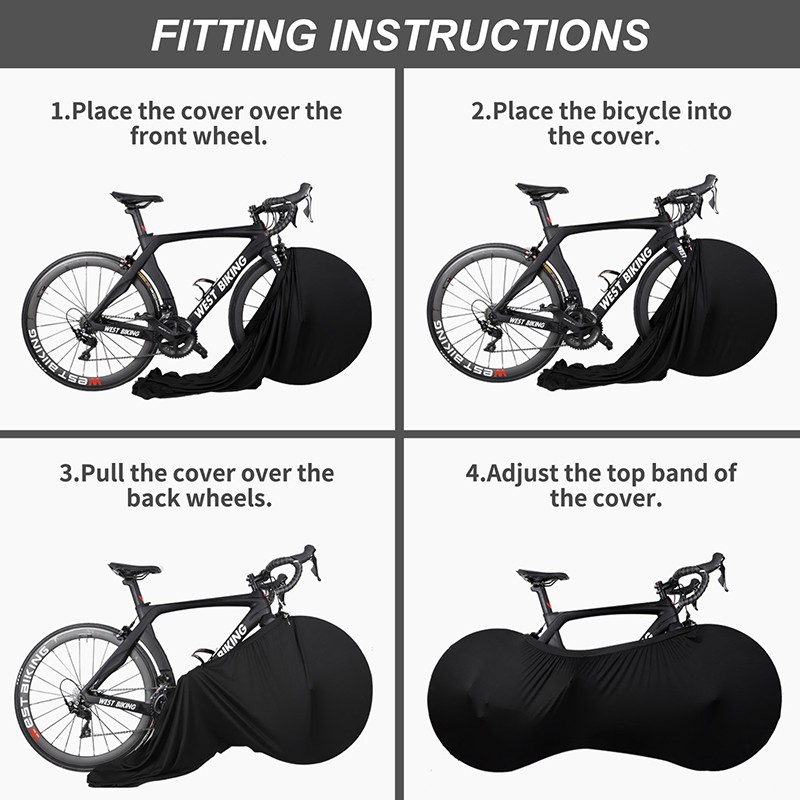 Vỏ bọc WEST BIKING chống bụi chống trầy bảo vệ bánh xe đạp