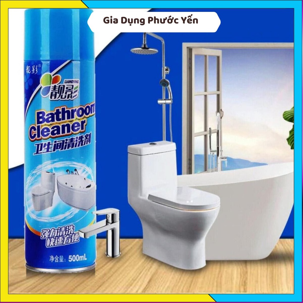 CHAI XỊT BỌT TUYẾT TẨY RỬA NHÀ BẾP, BỒN CẦU, NHÀ TẮM BATHROOM CLEANER