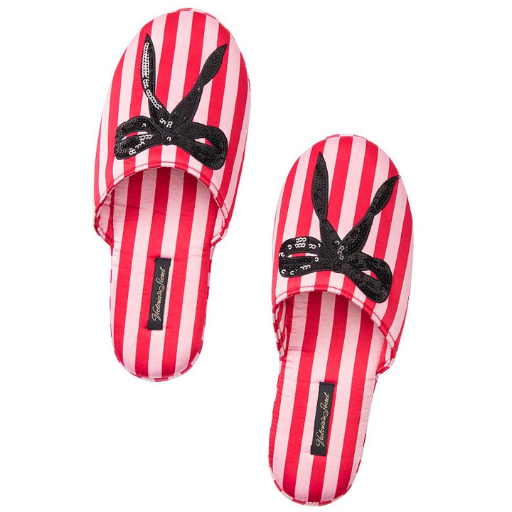 Dép mang nhà nữ Victoria's Secret Signature Satin