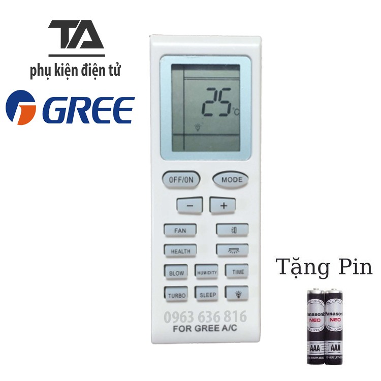 Điều khiển điều hòa GREE - Hàng tốt