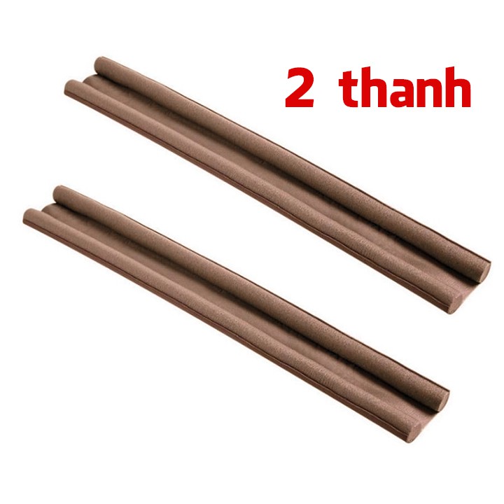 [Mã LIFEHLDEC giảm đơn ] Combo 2 dải thanh nẹp ron xốp đệm giảm chấn bịt kín đáy cửa cản gió cách âm chống bụi bẩn